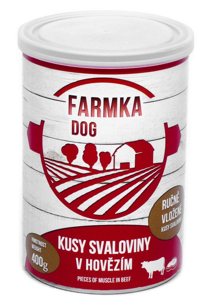 FALCO FARMKA DOG so svalovinou 6 x 400 g